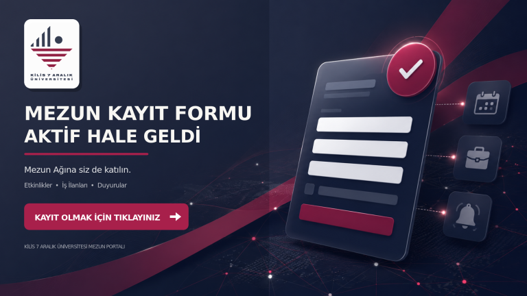 Mezun Kayıt Formu Kullanıma Açıldı